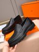 Hermes Black Calfskin Leather Man Shoes 0610 05 (2)_th.jpg